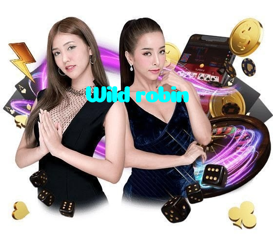 Wild robin casino presented on mobile device in Pakistan with slots and live games